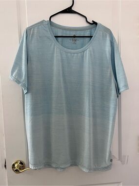 Rise by LuLaRoe Ice Blue Short Sleeve Tee 3X